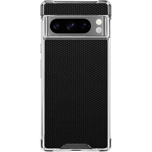 Specialty Vinyl Black Hex Texture Google Pixel 8 Pro Clear Case